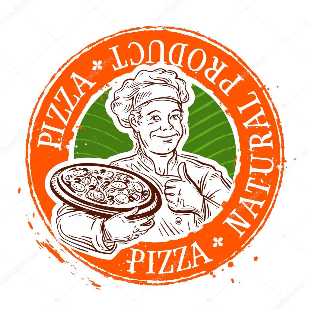 Pizza Icon Logo Design Template Download, pizza Icon Logo Design