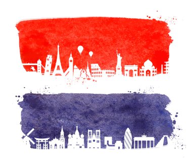 yolculuk. vektör sembolleri barış