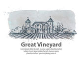 vinice, vinery vektorové logo šablonu návrhu. sklizeň, oříznutí, výnos nebo zemědělství ikonu