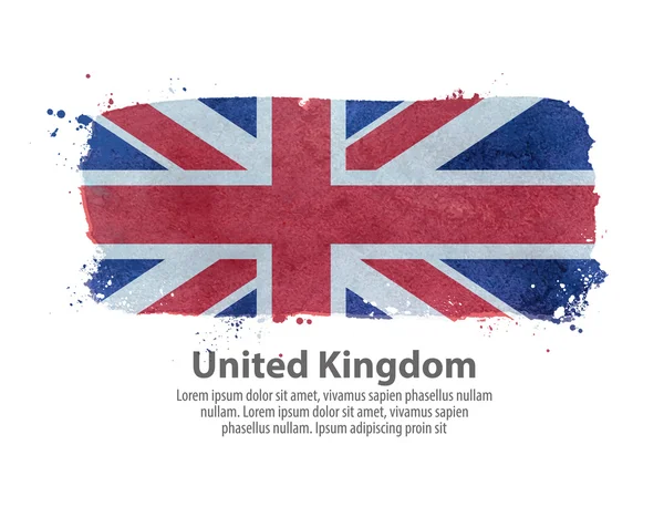 Reino Unido bandera — Archivo Imágenes Vectoriales
