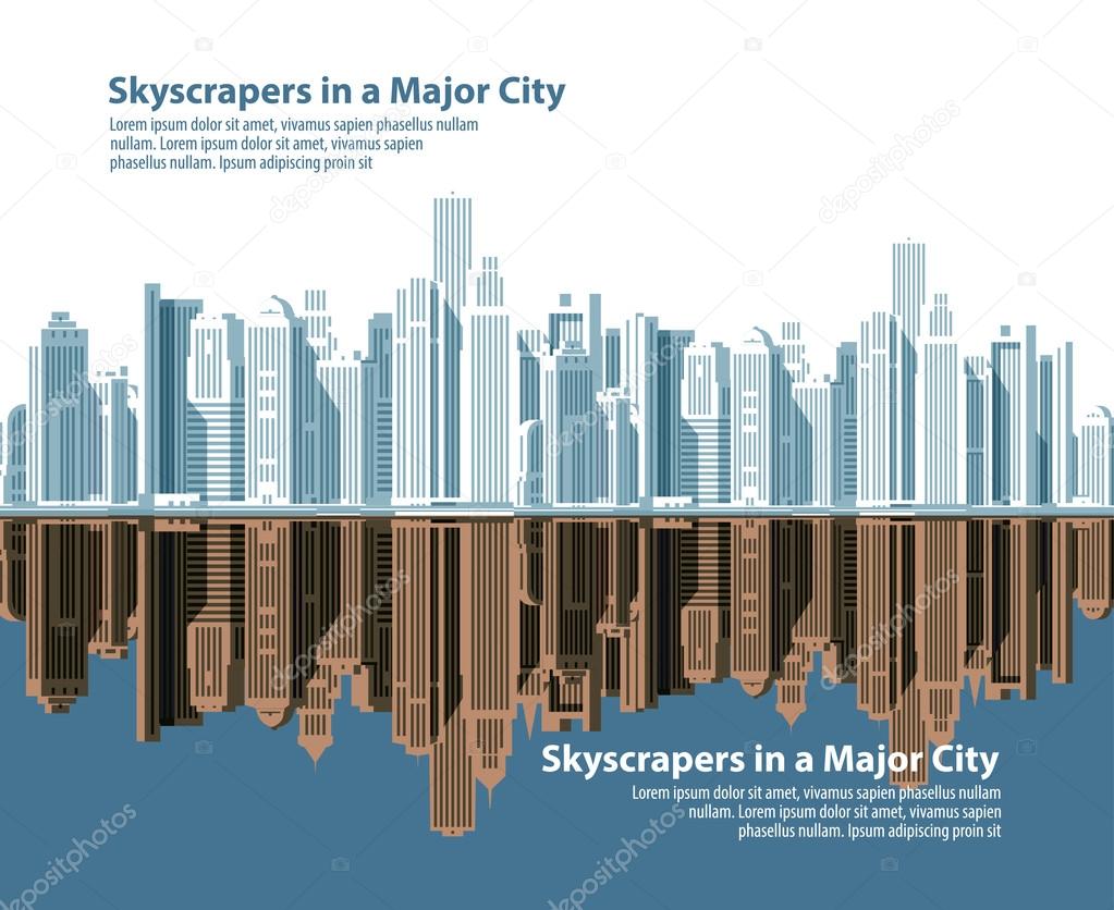 city skylines. vector illustration
