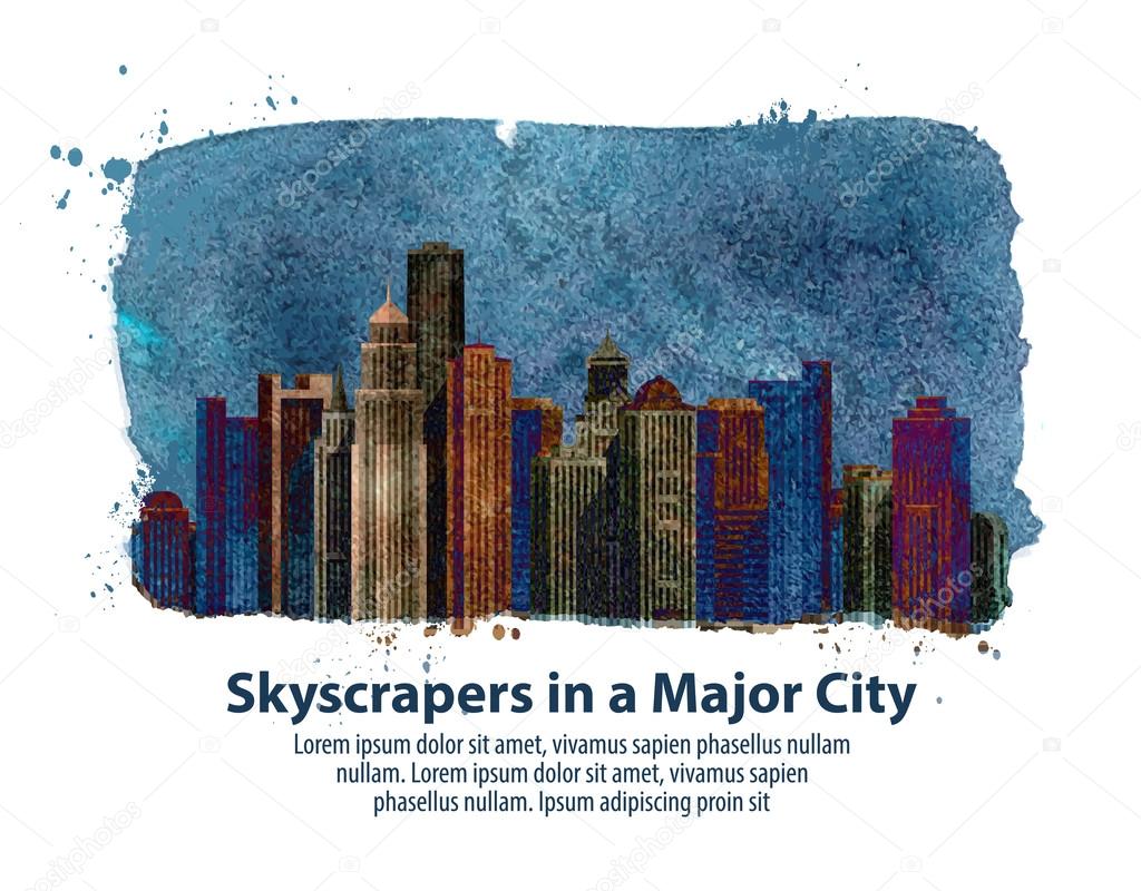 city. vector illustration