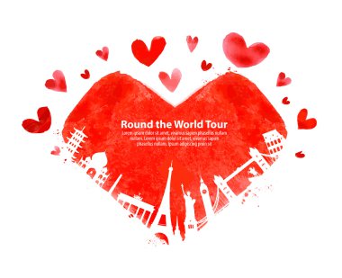 seyahat, yolculuk. vektör çizim