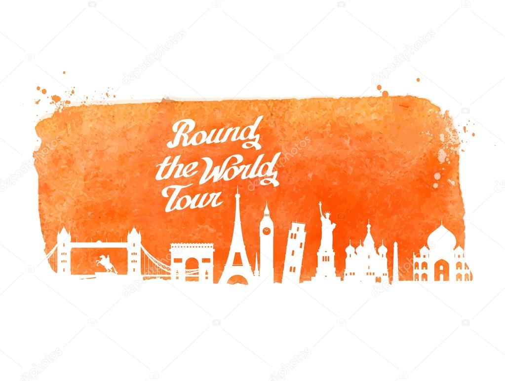 travel vector logo design template. journey or tour, trip icon