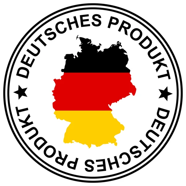 Patch "Deutsches Produkt  " — стоковый вектор