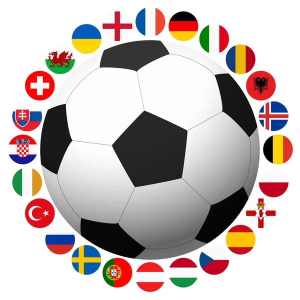 Francia equipos nacionales de fútbol juego — Archivo Imágenes Vectoriales