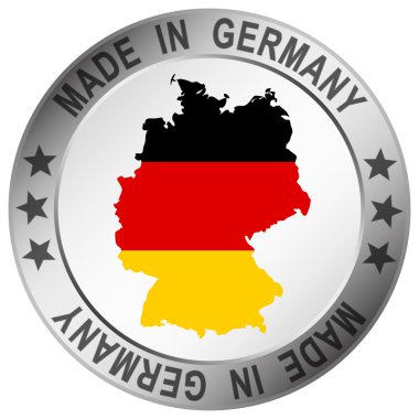 Kalite düğmesi Made in Almanya turu