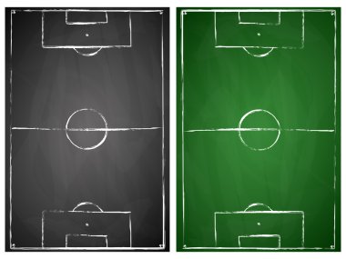soyut gri ve yeşil futbol sahaları