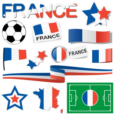 Fransa Avrupa Futbol Icons collection