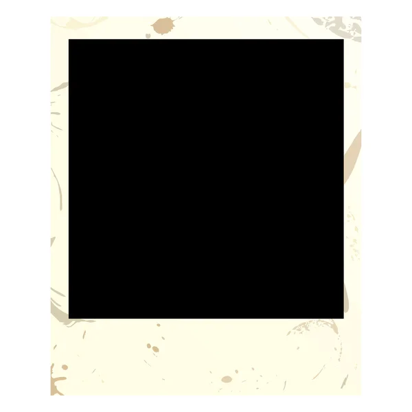 Dirty old photo — Stock Vector