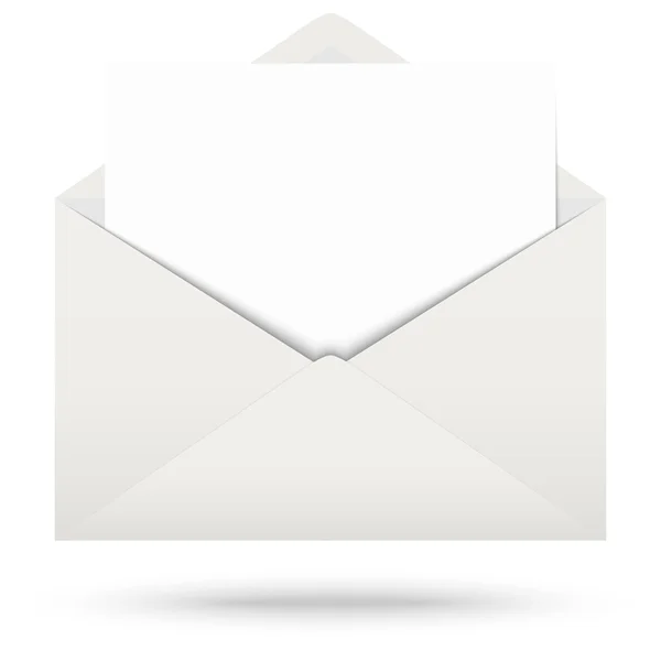 Enveloppe avec bloc-notes — Image vectorielle