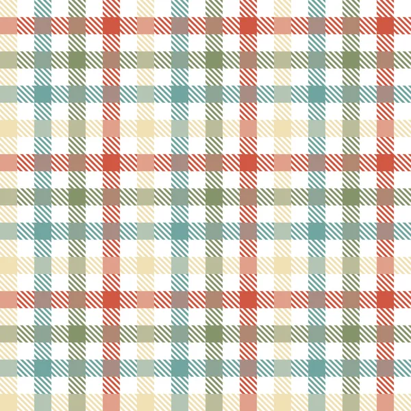 Seamless checkered table cloth pattern — Stock Vector