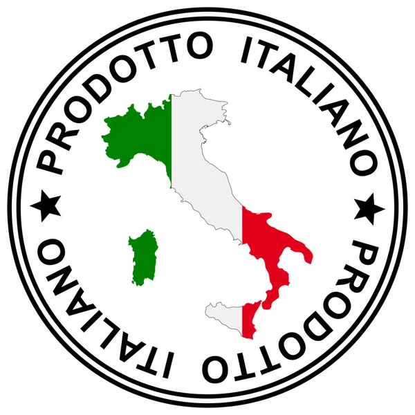 Patch "prodotto italiano " — Stock Vector