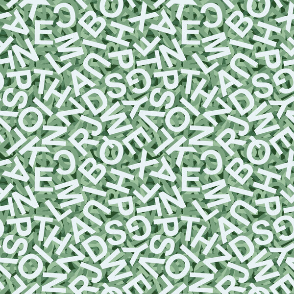 бесшовный фон букв
