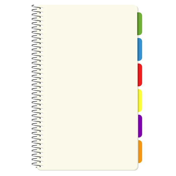 Blank paper pad — Stock Vector