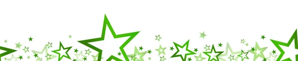 Fichier Vectoriel Eps Avec Des Étoiles Sans Couture Couleur Verte — Image vectorielle
