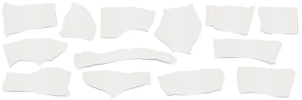 Collection Papiers Couleur Grise Avec Des Ombres — Image vectorielle
