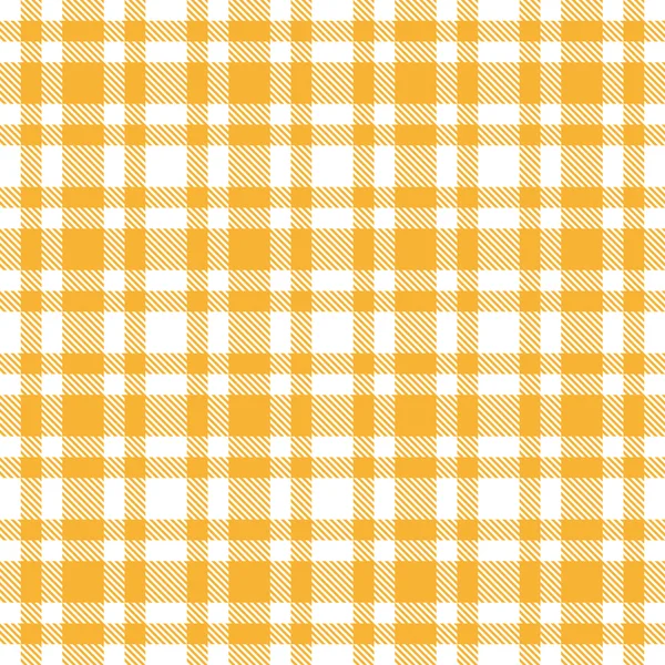 Checkered pattern yellow - endless — Stock Vector