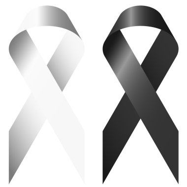 Şerit - siyah ve beyaz