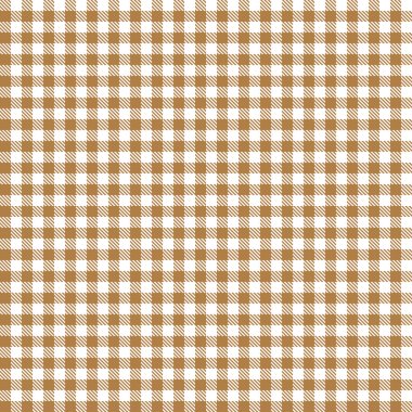 Damalı masa örtüsü modeli brown - sonsuz