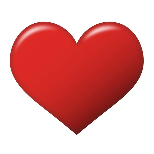 Red heart — Stock Vector