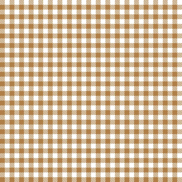 Motif de nappe à carreaux BROWN - sans fin — Image vectorielle