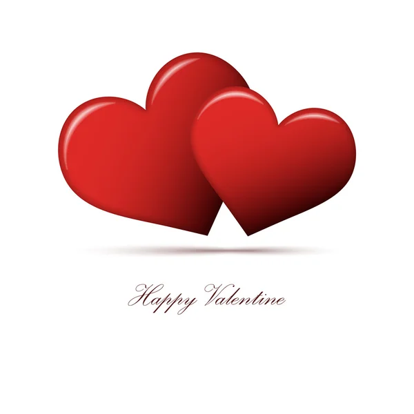 Hearts - Happy Valentine — Stock Vector