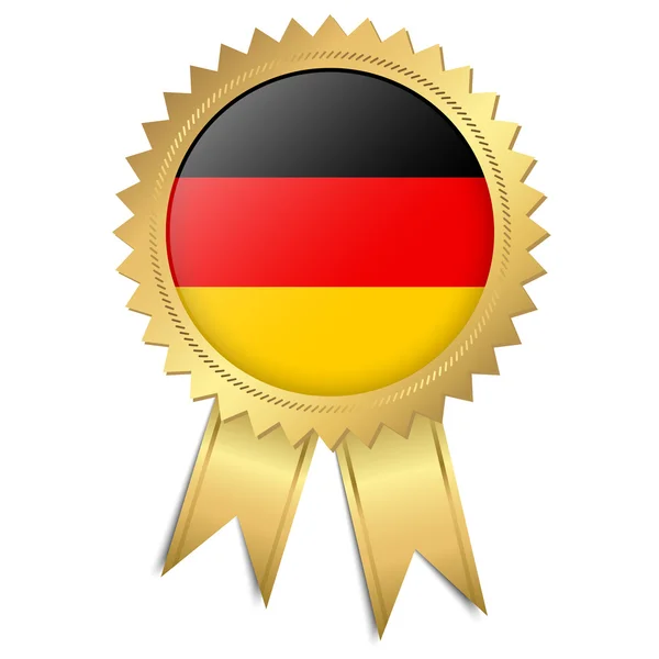 Düğme Made in Almanya — Stok Vektör