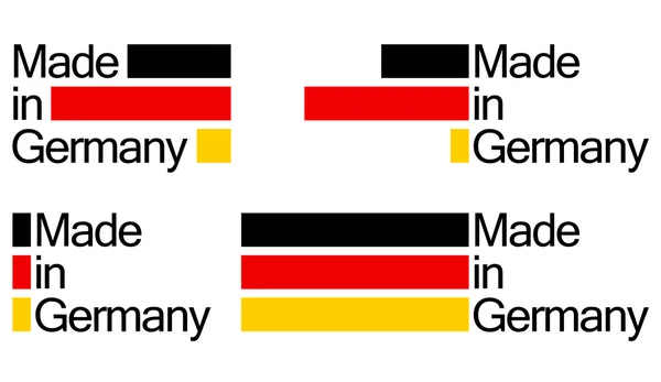 Collezione sigillo di qualità germania — Vettoriale Stock