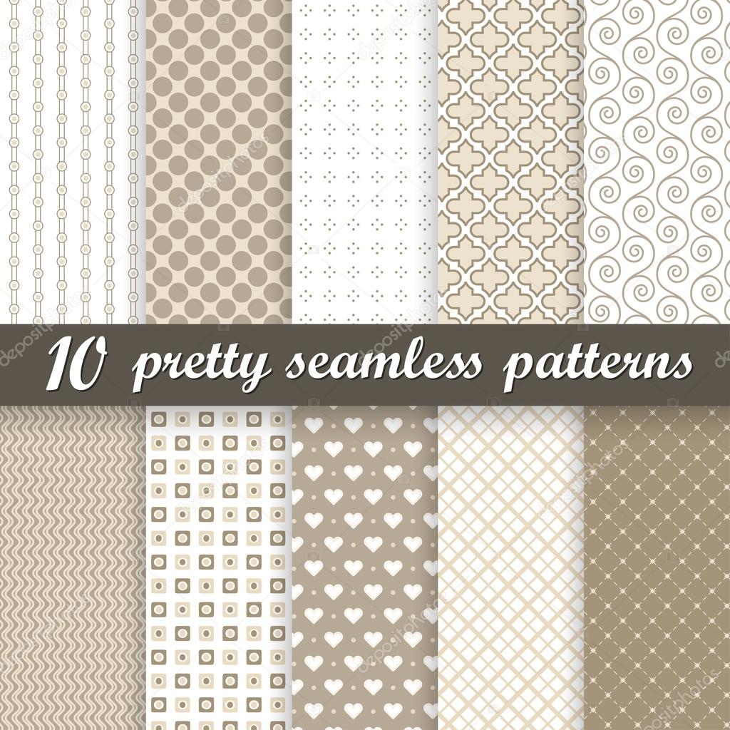 collection seamless pretty backgrounds