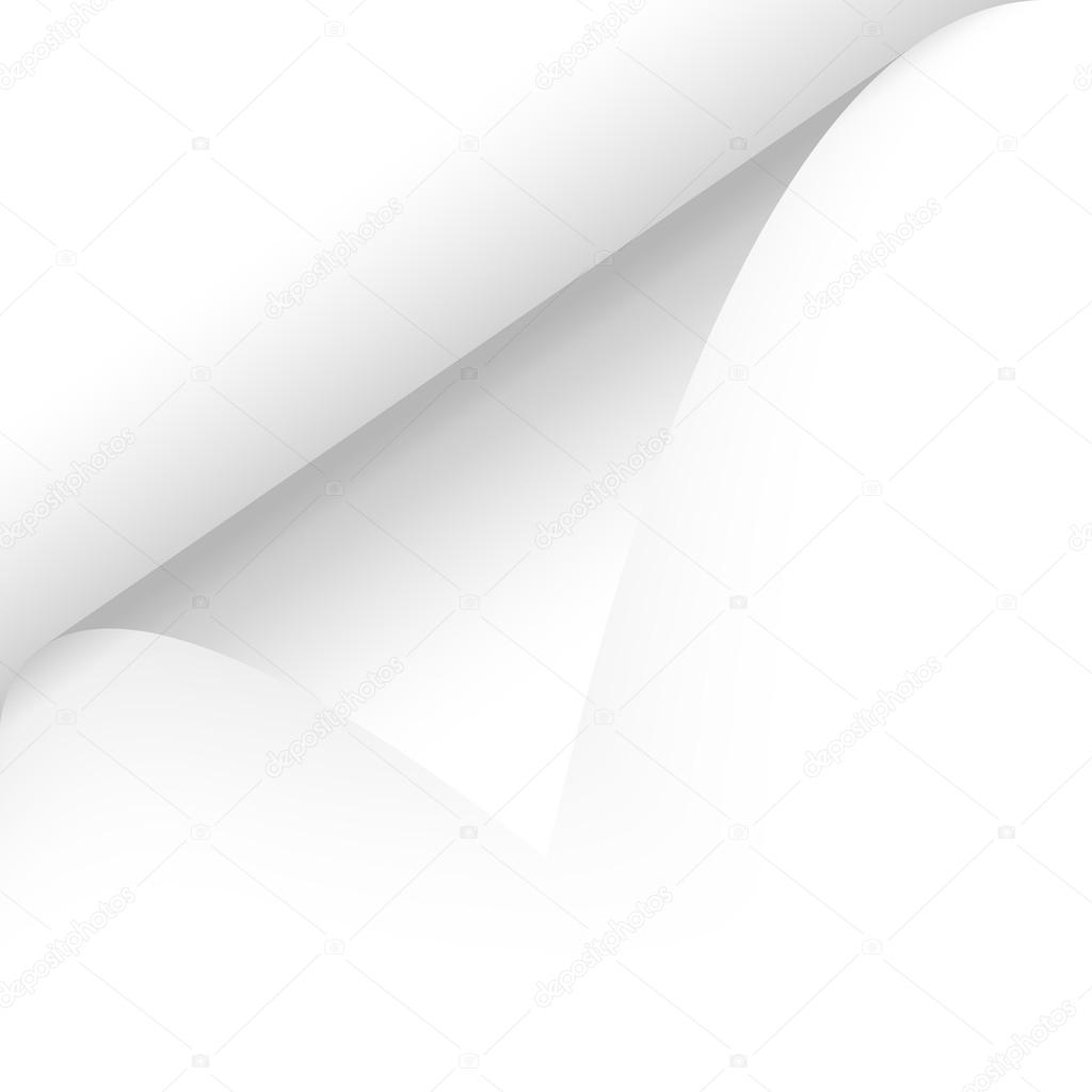Paper upper left corner stock vector image by opicobello 58086291