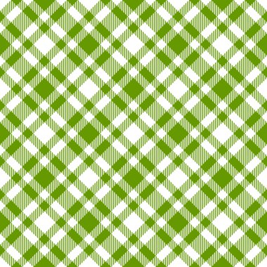 Checkered tablecloths pattern green - endlessly clipart