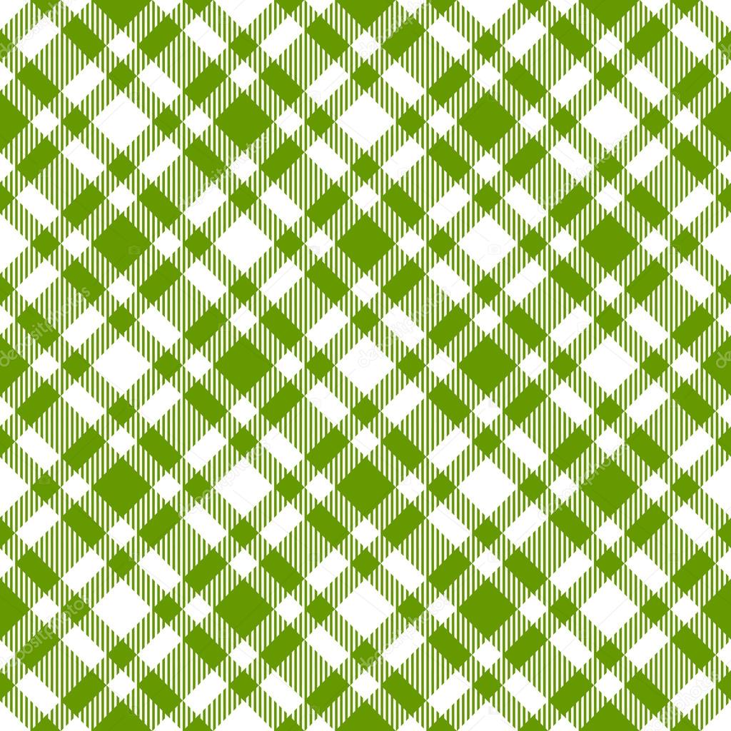 Checkered tablecloths pattern green - endlessly