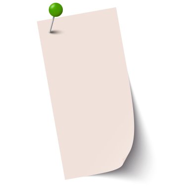 iğne ile boş kağıt