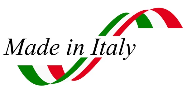 Qualitätssiegel made in Italy — Stockvektor