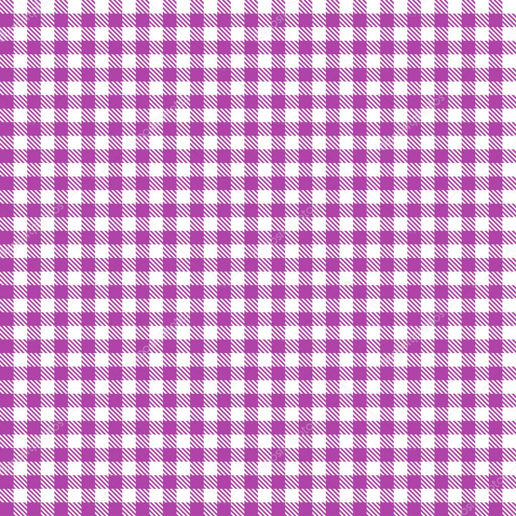 Purple plaid tablecloth online