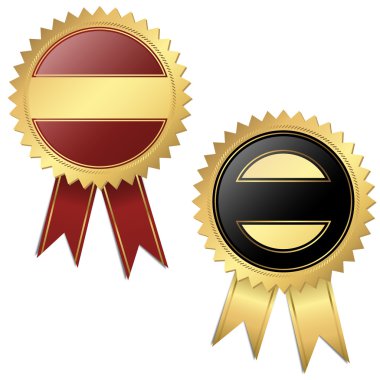 2 Şablonlar - kalite mühür siyah ve kırmızı