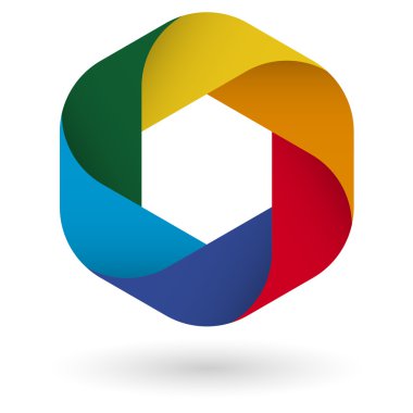 altı renk logo tasarımı