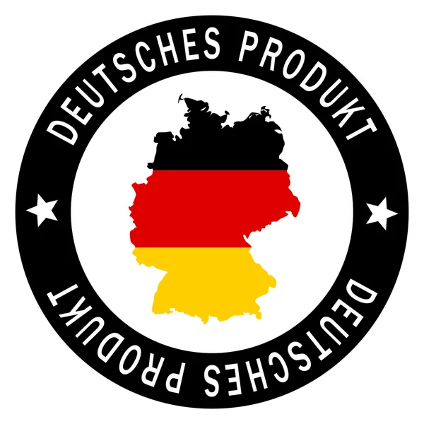 Patch Deutsches Produkt — Vetor de Stock