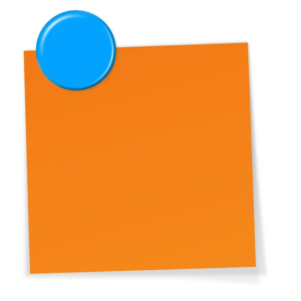 Notepaper con imán — Vector de stock