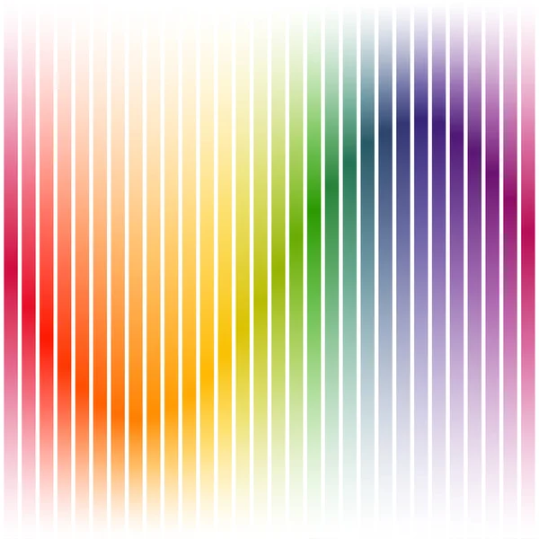 Rayas de fondo coloridas en blanco — Vector de stock