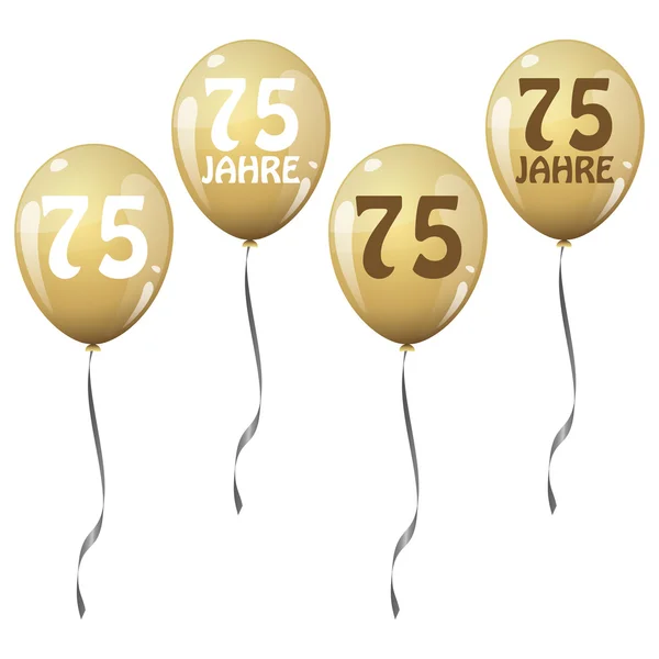 Globos de oro jubileo — Archivo Imágenes Vectoriales