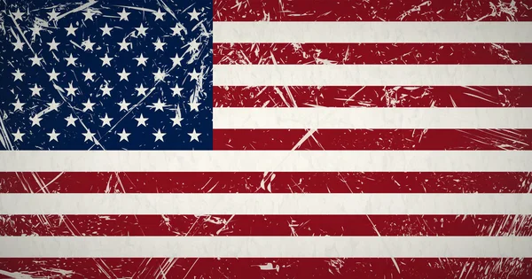 Grunge-Flagge USA — Stockfoto