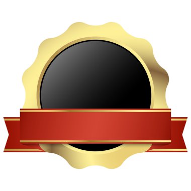 şablonu kapatın afiş ile kalite altın