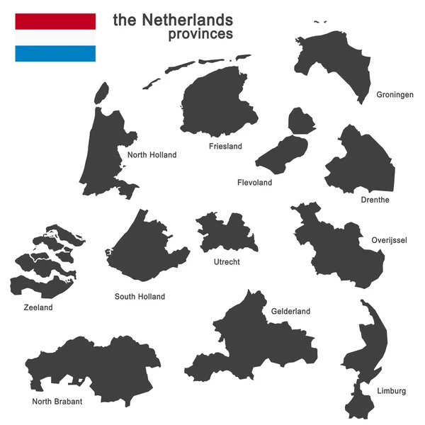 Land der Niederlande — Stockvektor