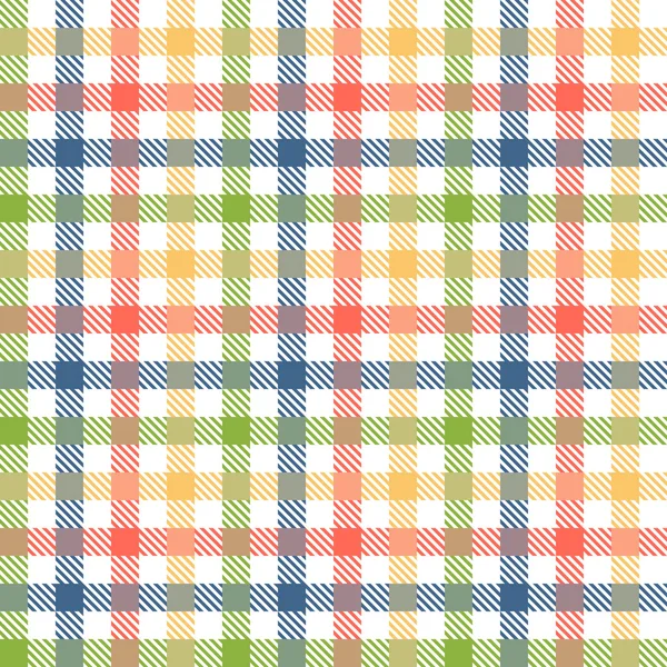 Checkered table cloth background — Stock Vector
