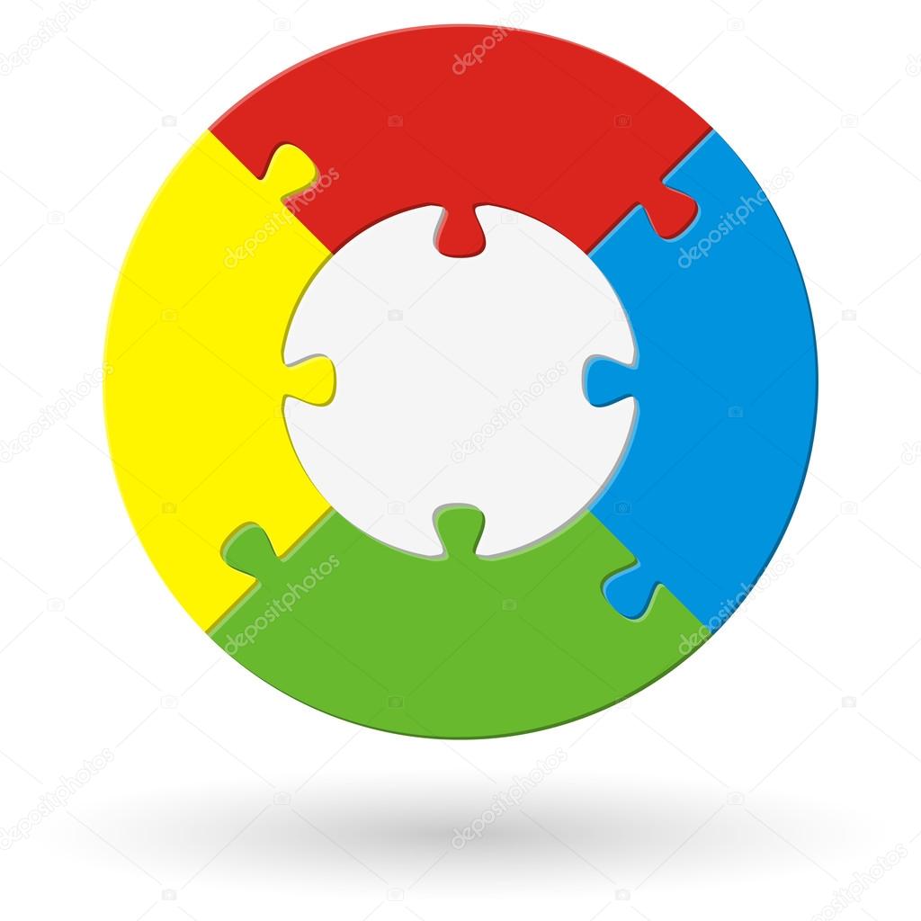 Rompecabezas redondo con opciones Vector de stock por opicobello 76955927