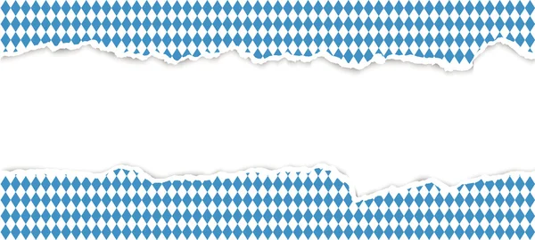 Geript open papier Oktoberfest — Stockvector