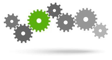  İşbirliği için dişliler sembolizm