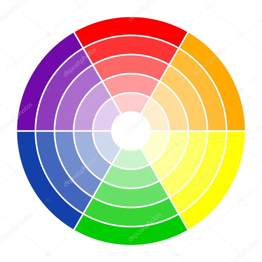 Color circle 6 colors